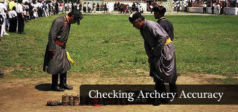 Checking Archery Accuracy